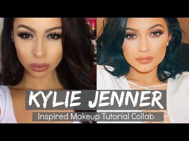 Kylie Jenner Inspired Makeup Tutorial Collab w/ Elicia Aragon Beauty & Makeup