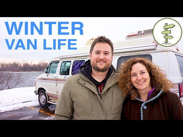 Van Life - Couple Survives 2 Canadian Winters Living in a Van!