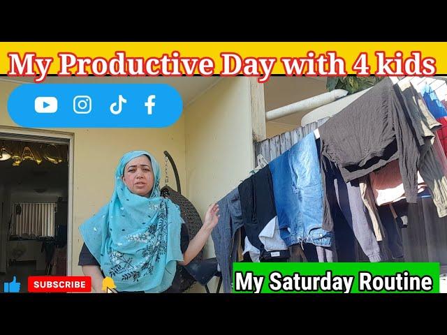 Saturday morning to night routine2022|My Productive day in my life|busy mother with 4 kids