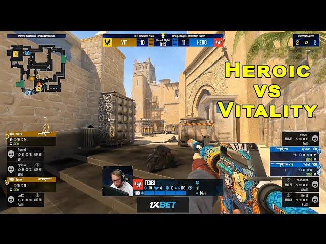 ZyWHO??? - Vitality vs Heroic - IEM Katowice 2024 CS2