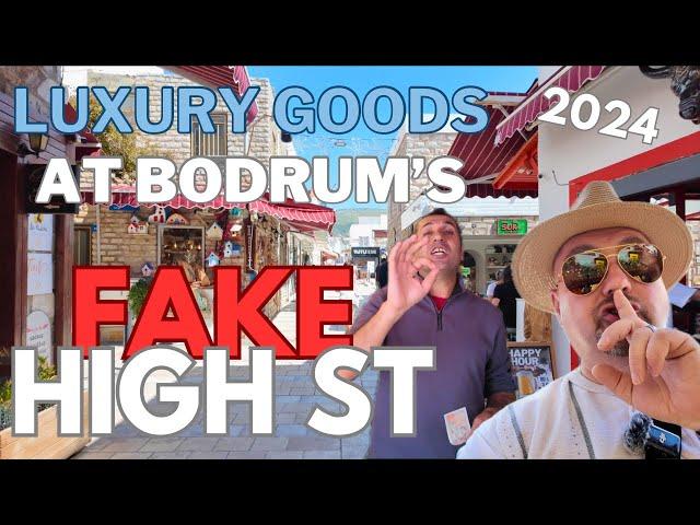 FAKE HIGH STREET TOUR in BODRUM | DANCING Street Cleaner! 2024