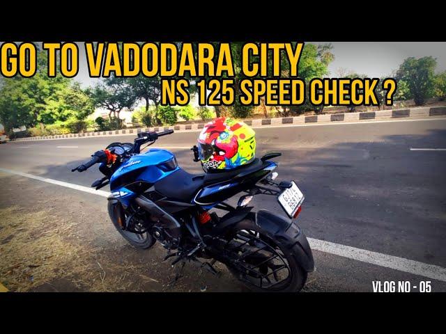 Vadodara City  || Ns 125 speed check  || part 1|| the Jaggu27