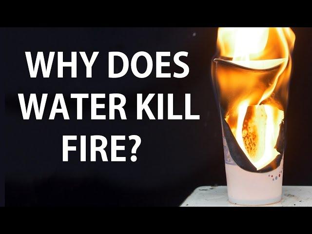 How does water put out fire?