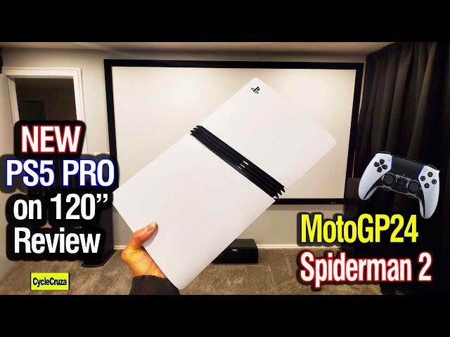 NEW PS5 PRO Review on 120" Screen 4K Laser Projector