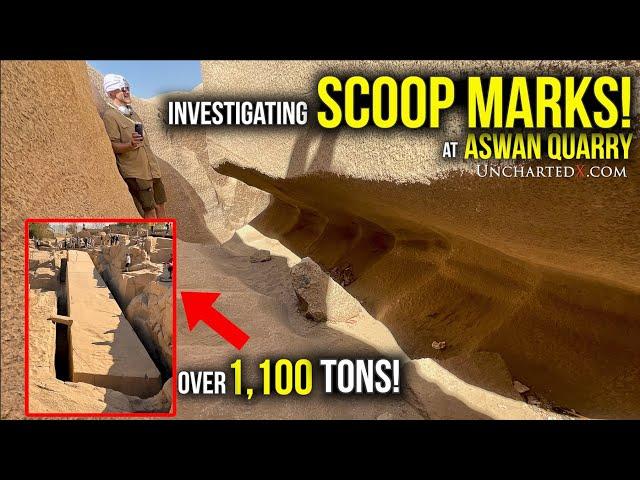 The 1100 ton Unfinished Obelisk - Carved with Pounding Stones? An UnchartedX Investigation!