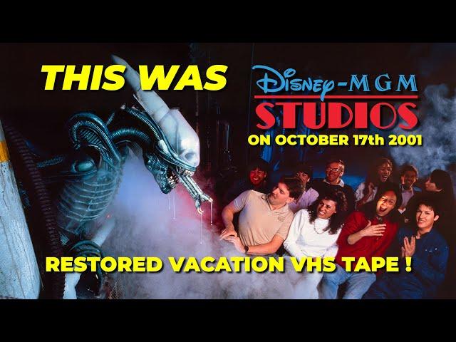 Restored Disney World VHS Vacation Tape: Visiting Disney Studios on October 17th 2001 [HD 60FPS]