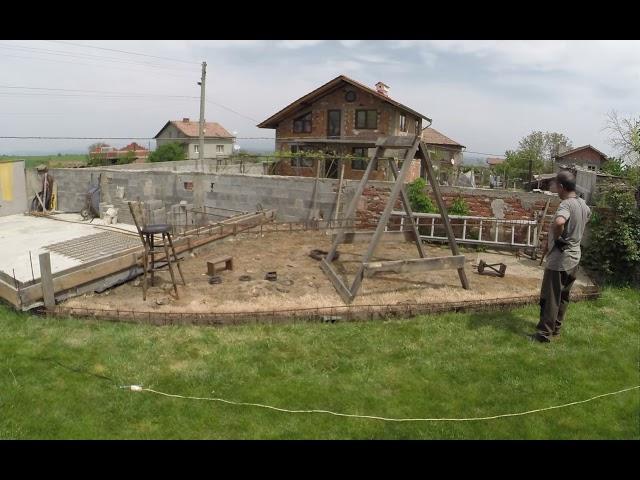 How to build a concrete foundation for barbeque, shed, etc... Part 1 - The Iron