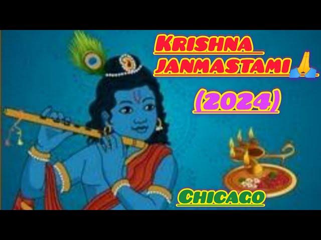 KRISHNA JANMASTAMI (2024) | CHICAGO KALI BARI | JHULA, ABHISHEK, PUJA & AARTI  CELEBRATION | USAvlog