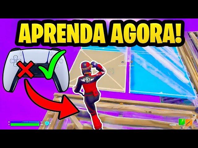 COMO EDITAR *ULTRA* RÁPIDO NO CONTROLE/CONSOLE - MELHOR CONFIGURAÇÃO DE FORTNITE! (PS4/XBOX/PS5/PC)