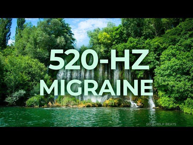 520-Hz Music Therapy for Migraine Headache | 40-Hz Binaural Beat | Healing, Relaxing, Calming