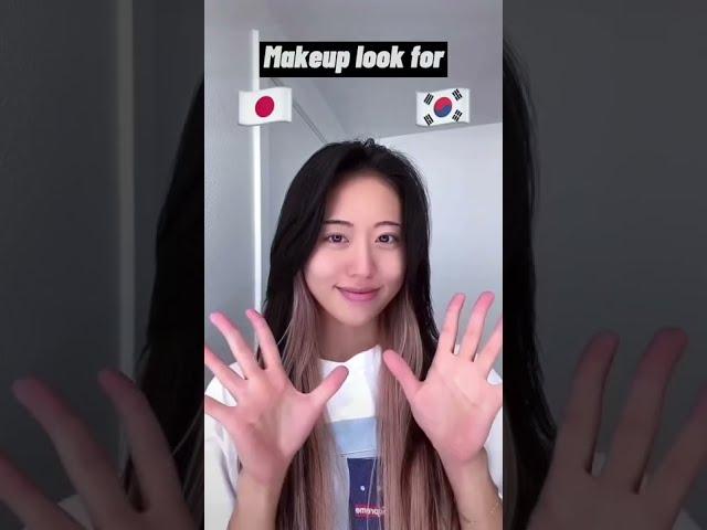Korean vs Japanese makeup ️ 한국 vs 일본 메이크업