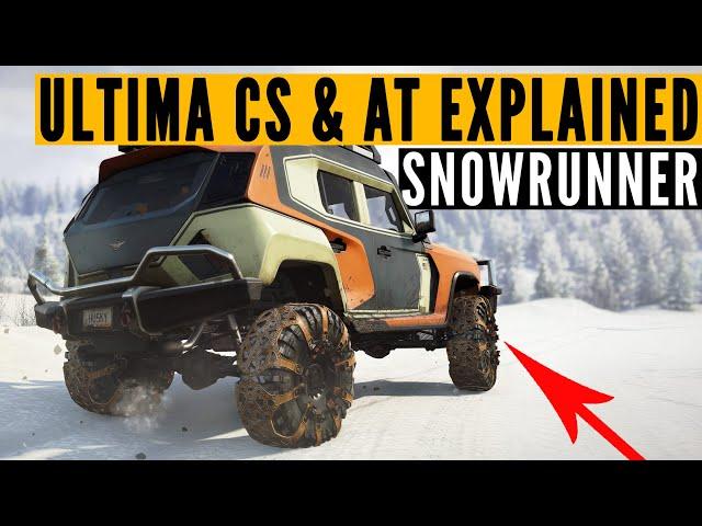 SnowRunner Ultima AT and Ultima CS tyres EXPLAINED