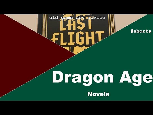 Dragon Age -  Novels #shorts #novels #swag