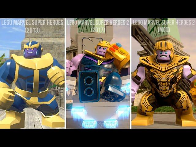 Evolution of Characters in Lego Marvel Vs Lego Marvel 2 (W / Mods) - Part 1