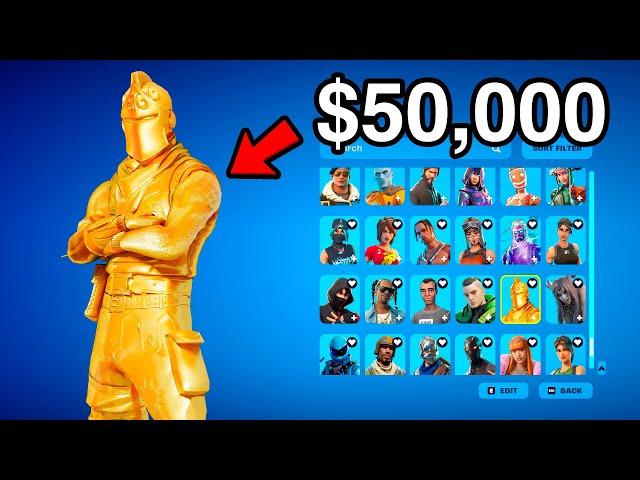 I Spent $50,000 On Rare Fortnite Accounts!