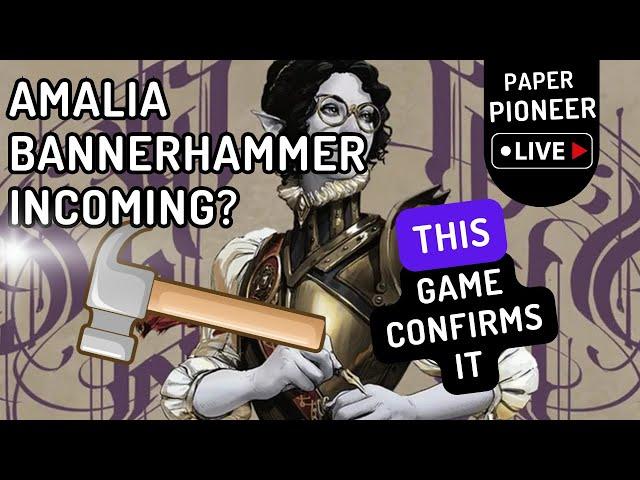 This Game will get Amalia Banned | 🟢Amalia Combo v 🟢 Nykthos Ramp | Paper Pioneer Live S2 Ep 12