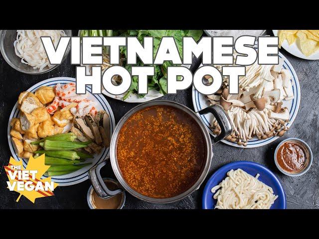 Vietnamese Vegan Hot Pot (Lẩu)