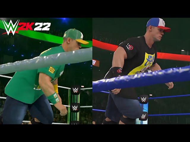 WWE 2K22 John Cena New Attires Showcase | 1080p