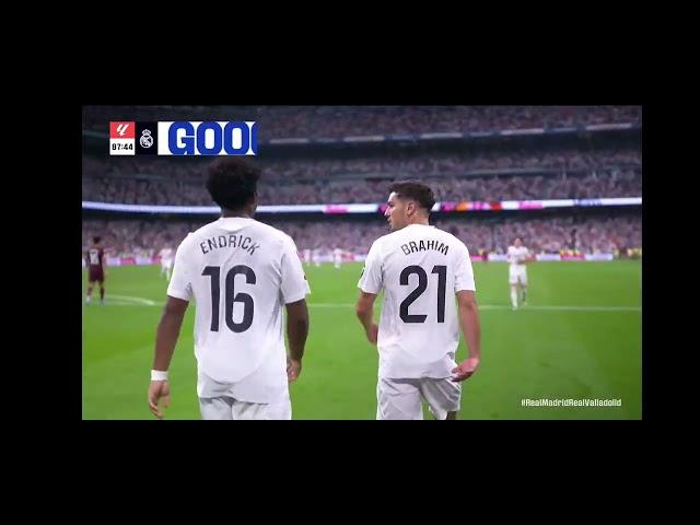 Brahim Diaz Goal for Real Madrid Vs Real Valladolid #realmadrid #brahimdiaz #laliga