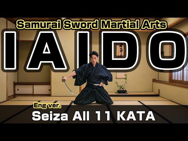 'IAIDO' All Seiza Kata | Japanese Swordmanship martial arts -English Version-