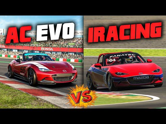 ASSETTO CORSA EVO vs IRACING | Fahrverhalten, Physics, Grafik Vergleich! |  Mabix