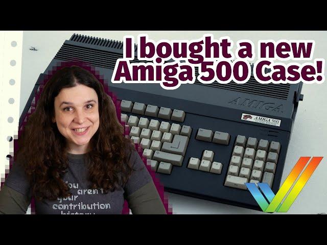 Vintage Amiga 500 - brand new case from A1200.net!