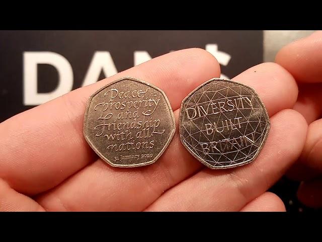 2020 50p Coin MINTAGE FIGURE UPDATE - Diversity Built Britain 50p + Brexit 50p!