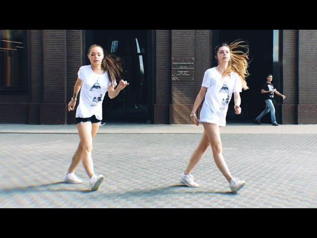 Девушки шикарно танцуют Шафл!   Shuffle & Cutting Shapes Zonderling & Don Diablo - No Good