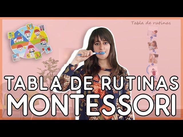 TABLA DE RUTINAS DIARIAS MONTESSORI - La importancia de la rutina según el MÉTODO MONTESSORI