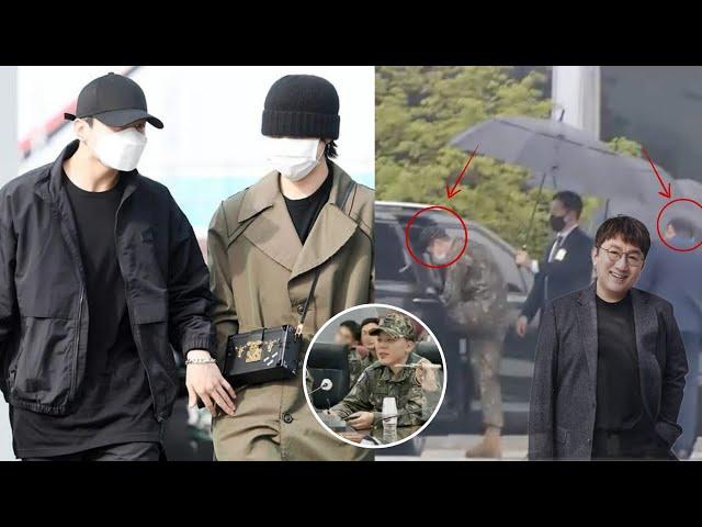 BTS's Future Threatened? Bang Si Hyuk Picks Up Jungkook at Military Camp, Jimin Speaks Up!