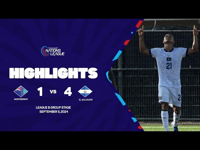 Montserrat vs El Salvador | 2024/25 Concacaf Nations League | Group Stage