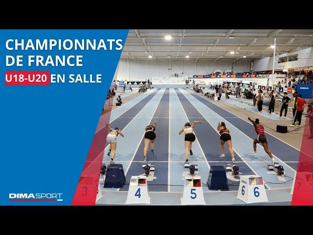 Championnats de France U18-U20 en salle -  DIMA Fournisseur Officiel