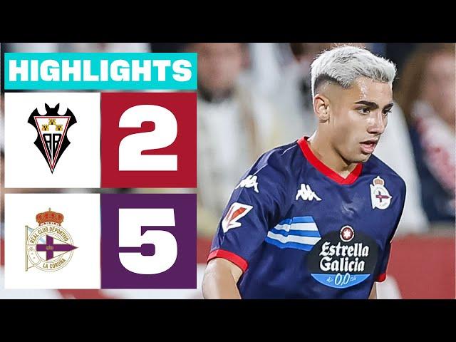 ALBACETE BP 2 - 5 RC DEPORTIVO | HIGHLIGHTS LALIGA HYPERMOTION