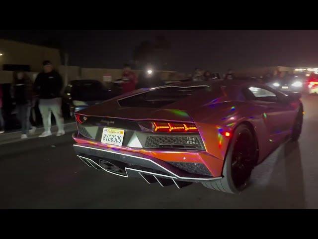 This Lamborghini Crashed the Car Scene vlog Part 1