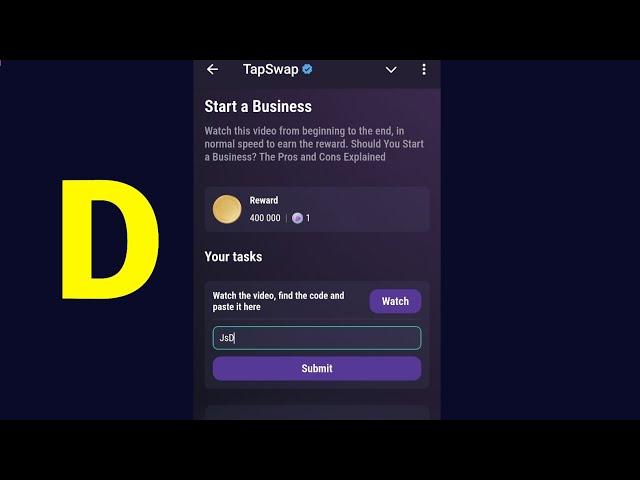 Start a Business! | Tapswap Code | Should You Start a Business? The Pros and Cons Explained