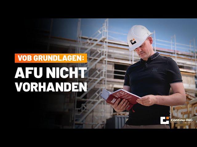 VOB Grundlagen: Starte NIEMALS ohne Ausführungsunterlagen mit der Baustelle!