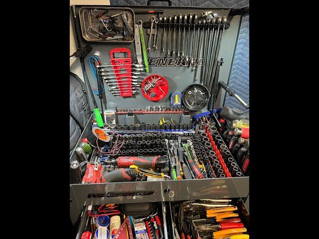 Take An Exciting Tour Of My Brand New U.S. General Harbor Freight 5 Drawer Tool Cart! #organization