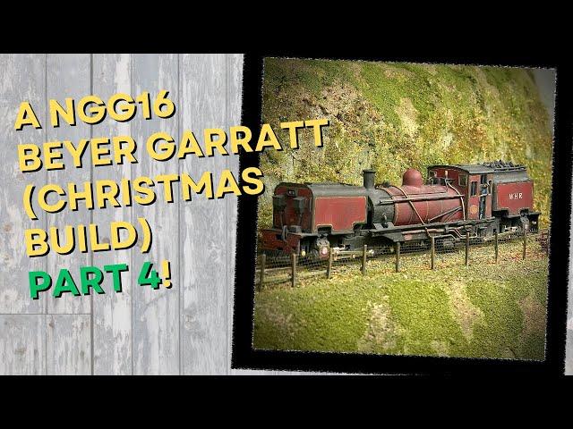 Detailing a 009 NGG16 Beyer Garratt…For Christmas! Part 4