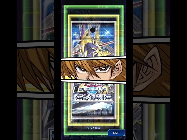 NEW MINI BOX RAY OF AURA FIRST OPEN 10 PACK | Yu-Gi-Oh! Duel Links #shorts