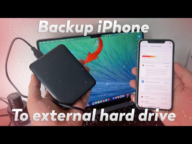 How to Backup iPhone to External Hard Drive on Mac (2024)