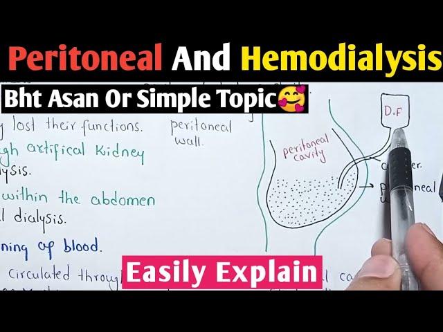 Dialysis | Peritoneal And Hemodialysis | Class 12 Biology