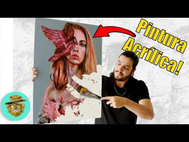 COMO PINTAR un RETRATO en acrÍlico (PASO A PASO) #3