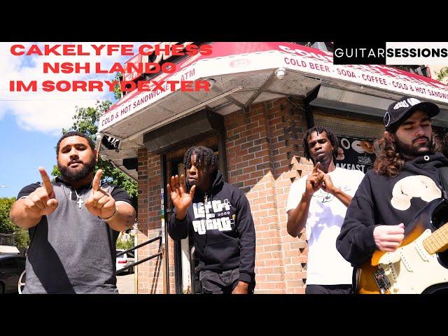 Cakelyfe Chess, Nsh Lando, ImSorryDexter & Frank Beats "GUITAR SESSION" Dir By @flexxbfilmz