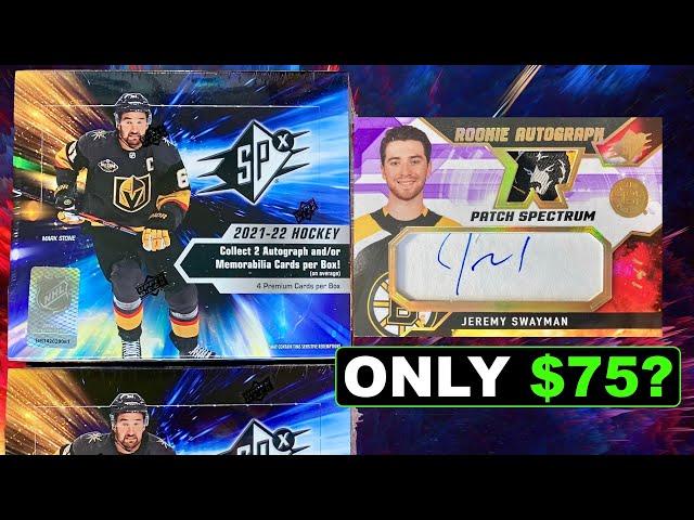 BARGAIN BIN BOXES! Opening 2 Boxes of 2021-22 Upper Deck SPx Hockey Hobby