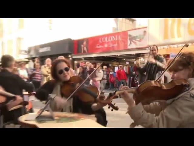 Flash Mob - Performing Star Wars theme song in plaza