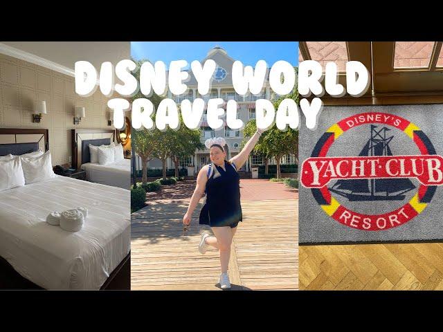 DISNEY WORLD TRAVEL DAY! Yacht Club Resort, Epcot, Pool Day, & Yachtsman Steakhouse!