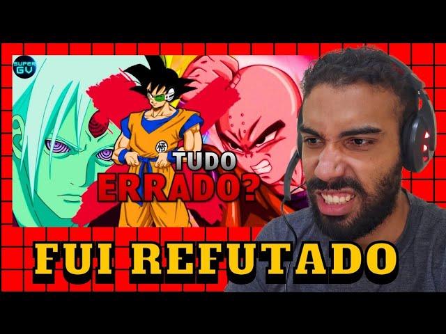 REAGINDO a REFUTANDO MADARA VS KURIRIN do Super Geek Verso MAIS do @Maisde8MIL