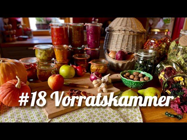 # 18 Vorratskammer, Einkochen, Fermentieren, Dörren, Einlagern im Keller