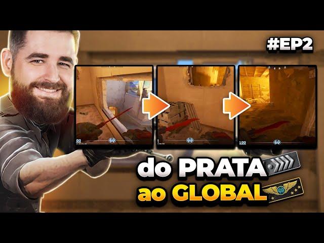 do PRATA ao GLOBAL CS2 #2 - Gameplay comentada na MIRAGE