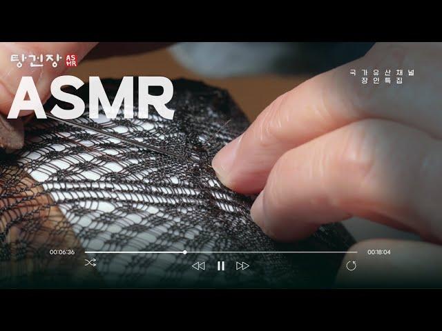 Horsehair Hat and Headband MakingㅣKOREA ASMR